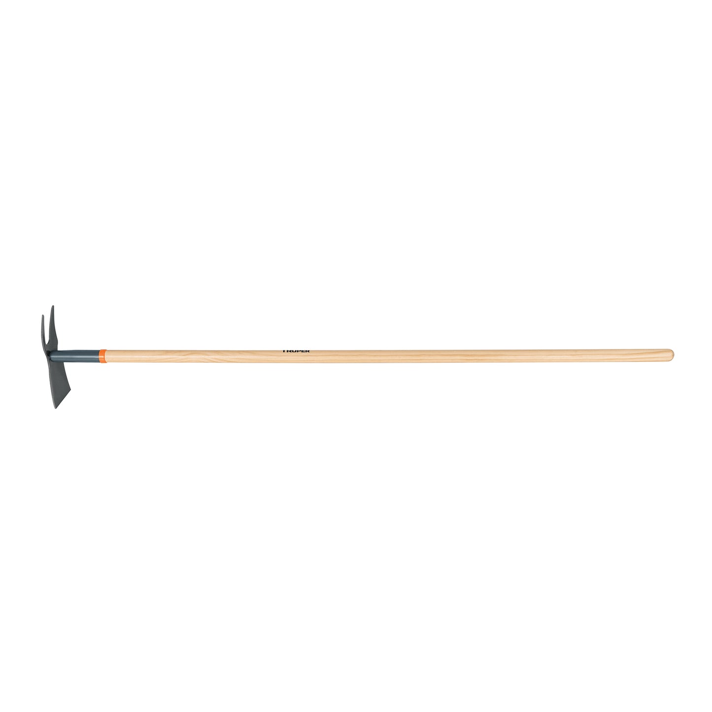 Azadón TRUPER dos cuernos, mango de madera 54" 137cm
