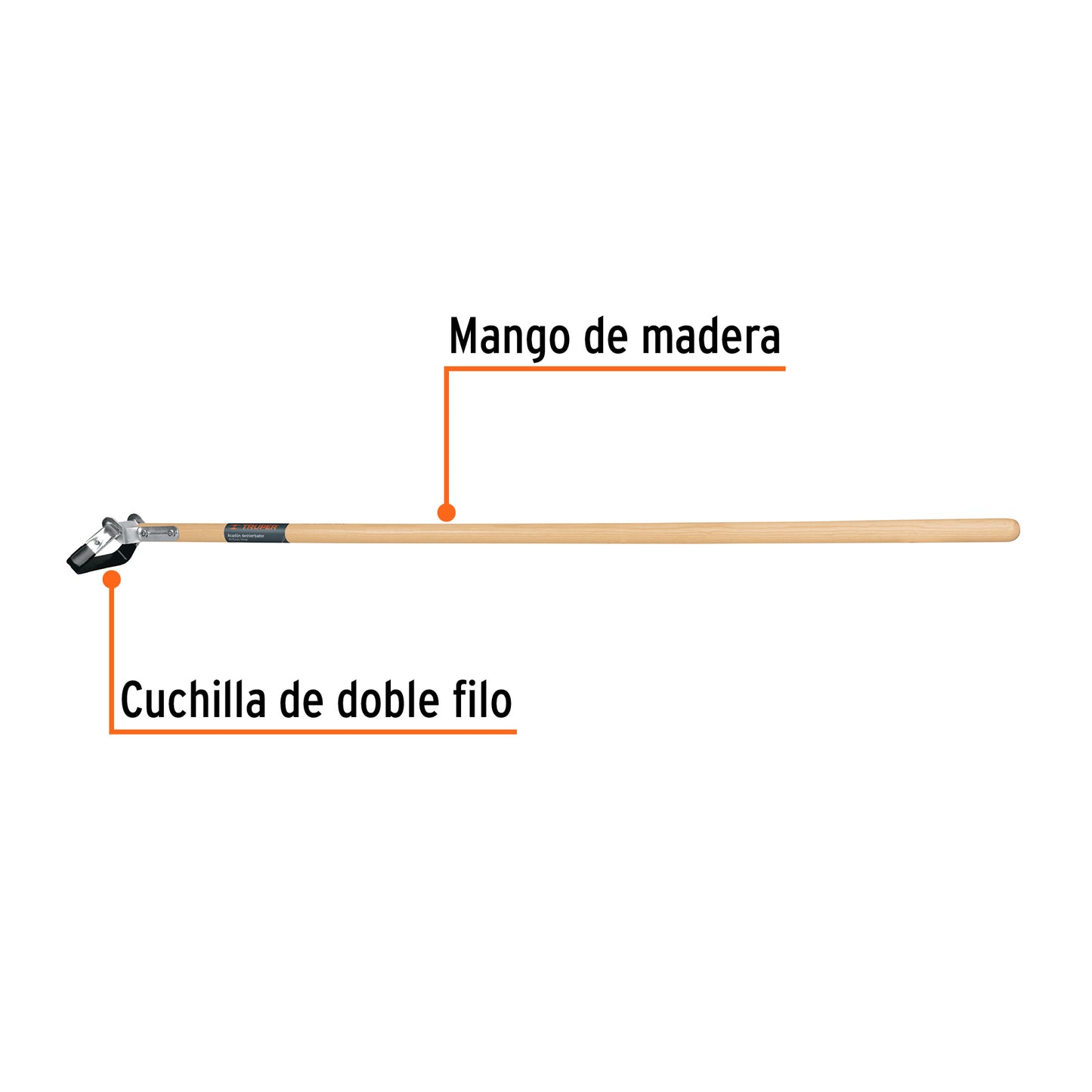 Deshierbador Truper con mango largo 137cm